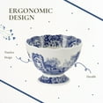thumbnail image 7 of Portmeirion Blue Italian Footed Bowl, Made of Porcelain, Berries, Sweets, and Chocolate Bowl, Scalloped Edge, Measures 4.75-Inch, Dishwasher and Microwave Safe, 7 of 7