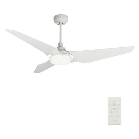 

56 Indoor Outdoor Ceiling Fan with Remote Control and Light for Smart Home