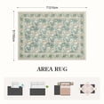 thumbnail image 2 of SUNDEREY 5'x7' Vintage Floral Area Rugs for Living Room, Washable Large Boho Area Rugs for Bedroom, Soft Non-Slip Thin William Morris Botanical Rug for Dining Room Home,Beige, 2 of 11