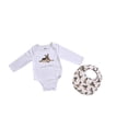 thumbnail image 1 of Body y babero Leotard Mud Pie de pastor alemán para bebés de 0 a 6 m, 1 of 5