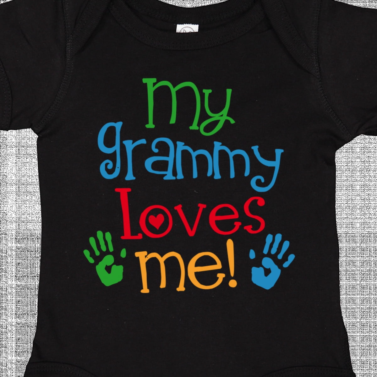 Inktastic My Grammy Loves Me Boys or Girls Baby Bodysuit