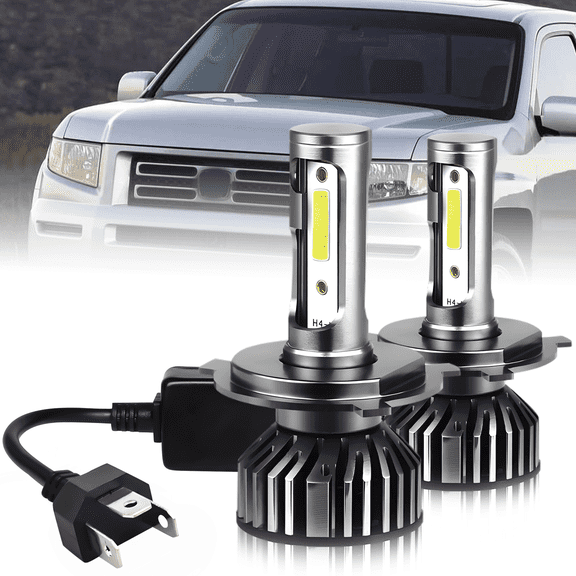 WVKVII For Honda Ridgeline 2006-2014 LED Headlight H4 Bulb High/Low Dual Beam 2pcs