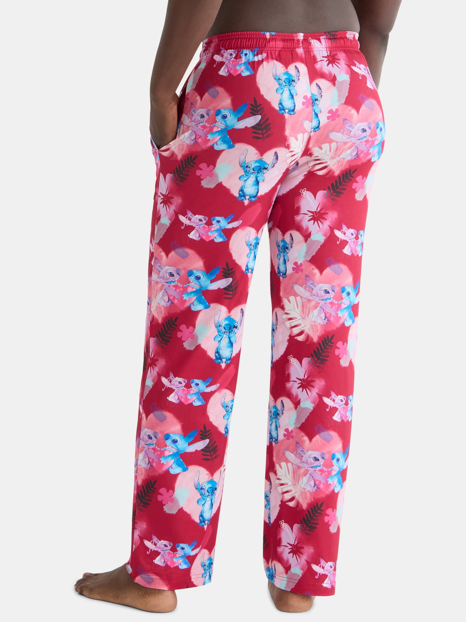 Lilo & Stitch Men's Valentine's Day Pajama Sleep Pants, Sizes S-2XL