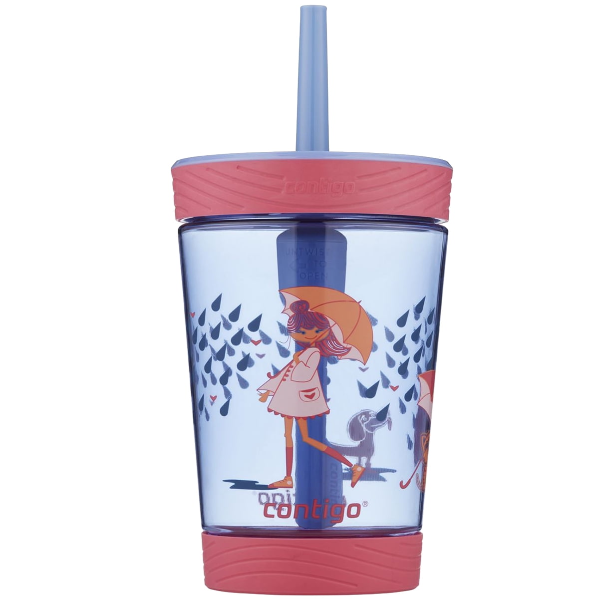 leak proof cup with straw