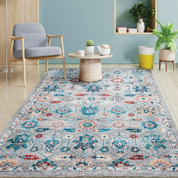 BY COCOON Tapis 5'x7' / Tapis pour Salon Tapis pour Chambres Tapis Tapis Lavable Tapis Salon Tapis de Chambre Tapis pour Salon Tapis pour Chambre Tapis (160 cm x 230 cm)