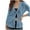 Sky Blue, variant on Arlun Womens Cardigan 3/4 Length Sleeve Lightweight Lace Open Front Cardigans Fall Soft Comfortable Deep V-Neck Thin Tops Casual Loose Fit Solid Color Fashion Outifits White XL