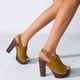 thumbnail image 4 of Nuevas sandalias de mujer cómodas de suela gruesa de tacón alto de boca de pescado Wmkox8yii  hfjk3655, 4 of 6