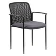 thumbnail image 5 of Boss Office Products B6909-GY Stackable Mesh Guest Chair, Grey, 5 of 8