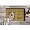 thumbnail image 2 of Carolines Treasures BB1467MAT English Bulldog Spoiled Dog Lives Here Indoor & Outdoor Mat- 18 x 27 in., 2 of 2