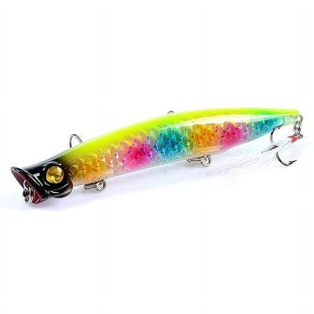 1 Pcs Top Popper Bait 110mm/13.2g Topwater Walker Water Surface Hard Artificial Lures For Bass Pike Fishing