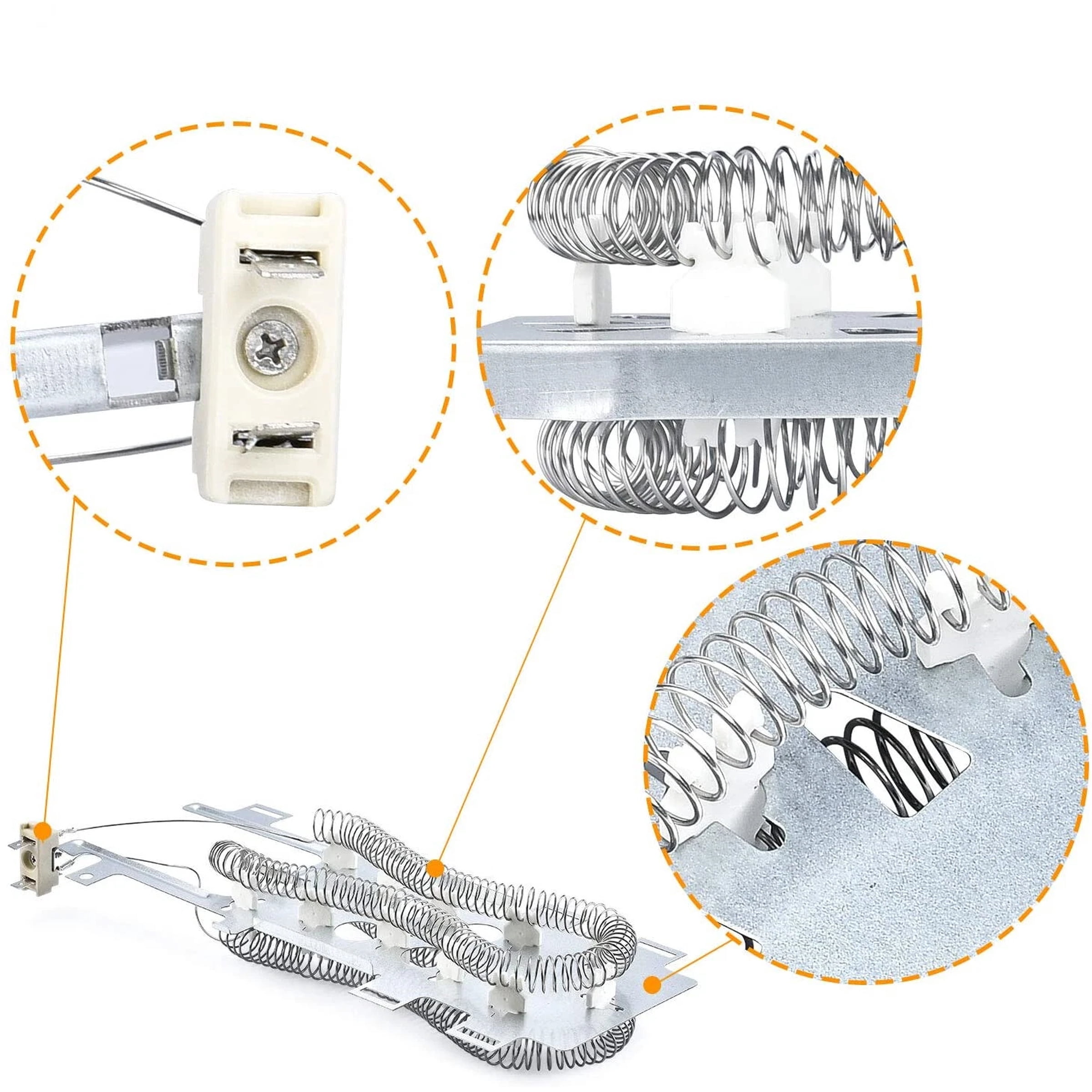 Replacement Dryer Heating Element Kit Whirlpool WED9600TW2 WED9750WW0 WED7300XW0