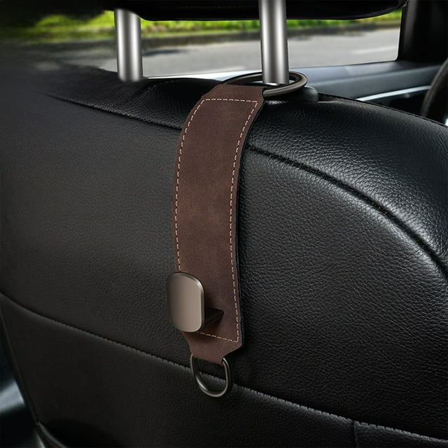 Qaailabf Crochet de Rabat de Voiture Rangement avant et Arrière Sièges Suspendus Multifonctionnels Crochet en Métal Caché