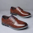 thumbnail image 7 of Men's Casual Dress Shoes Classic Leather Business Office Derby Shoes Comfortable Fashion Formal Oxford Sneakers, 7 of 7
