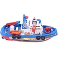 thumbnail image 4 of NFTIGB Children Kids Fireboat Toy Water Spraying Ship Model with Sound & Flash Light, Automatic Electric Rescue Boat Bath Toy for Bathtub Pool, 9.4 inches / 24 cm, 4 of 6