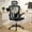 Black with Headrest, variant on ATHOPE Office Chair, Ergonomic Desk Chairs 300LBS Capacity High Back Mesh Computer Chair with Flip-up Armrests, Comfy Work Chair with Adjustable Lumbar Support Headrest for Home Office, Black