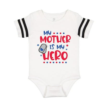 

Inktastic Memorial Day My Mother is My Hero Gift Baby Boy or Baby Girl Bodysuit
