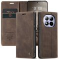 thumbnail image 2 of Funda FOXDOCK cartera de cuero retro para FOXDOCK Redmi Note 15 Pro 4G – Resistente a golpes, ranuras para tarjetas – Marrón, 2 of 5