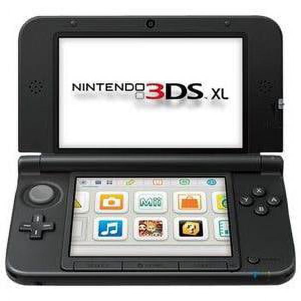 Restored Black Nintendo 3DS XL With Super Mario 3D Land Game