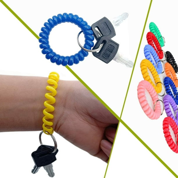 Coil key bracelet best sale