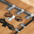 thumbnail image 3 of Self Adhesive Cable Ties Adjustable Cord Straps Strong Stickiness Cable Management Clips, 3 of 8
