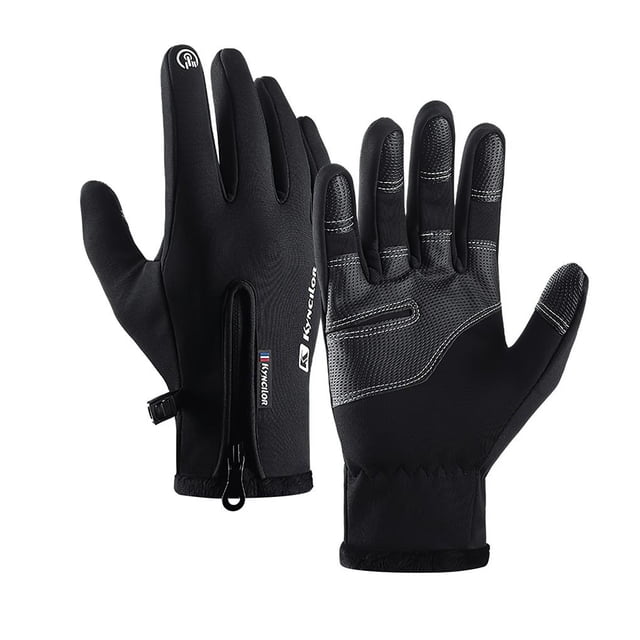 Invierno Para Ciclismo, Guantes Cálidos Multiusos, Guantes Térmicos Transpirables Con Pantalla Táctil Para Ciclismo, Equitación, Motociclismo, Actividades Al Aire Libre Yuarrent OD007023-00