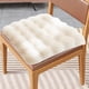 thumbnail image 4 of Almohadón de asiento cojín de silla acolchado suave almohadilla de asiento de invierno caliente para oficina silla de sentarse alfombrilla antideslizante, 4 of 7