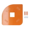 thumbnail image 2 of Corner Rounded Corner Locator R15 R30 R60 R200 Radius Template Jig For Cabinet Closet Cutting Woodworking Projects, 2 of 8