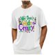 thumbnail image 4 of Casual Summer Tops Carnaval Impreso de Manga Corta Cuello Redondo, Poliéster Ligero para la Fiesta de Verano de Primavera, 4 of 9