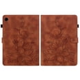 thumbnail image 3 of Premium PU Leather Case with Pen Holder for Samsung Galaxy Tab A11 8.7'' 2025 (SM-X130/X135)/ Tab A9 8.7" 2023 (SM-X110/X115/X117), Magnetic Clasp Stand,Brown, 3 of 11
