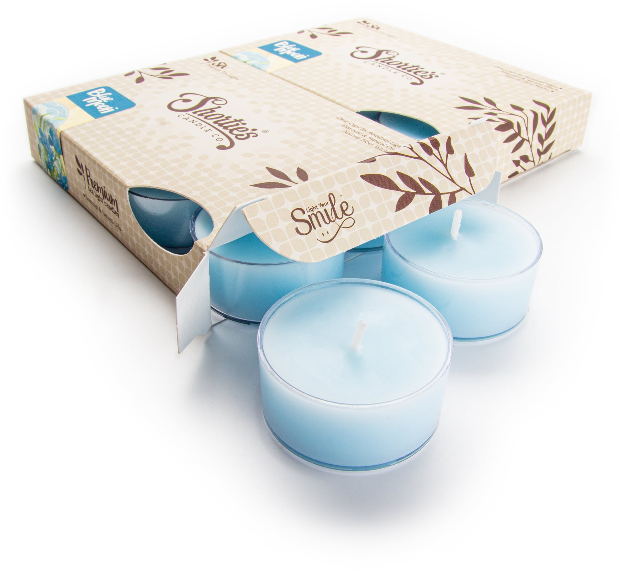 Blue Moon Tealight Candles Multi Pack (12 Blue Highly Scented Tea Lights) Made With Natural
