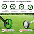 thumbnail image 5 of Goplus Folding 4 Wheels Golf Push Cart W/Brake Scoreboard Adjustable Handle Green, 5 of 12