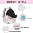 thumbnail image 4 of "Cute Flamingo Print Backpack - Lightweight Waterproof Laptop Bag, Spacious School Bookbag for College, Trendy Gift for Women & Girls", 4 of 6
