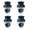 Keepsake Pack of 4, variant on Wolf Mini Urn for Ashes Adult Male, Funeral Urns for Adult Ashes Men, Urn for Ashes for Women, Small Cremation Urns for Ashes (Size - 3inch, 4 Pcs)