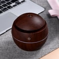 thumbnail image 2 of Zootealy Portable USB Wood-grain LED Night Lamp Humidifier Mini Household Air Purifier Home Office Aromatherapy Machine, 2 of 7