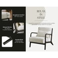 thumbnail image 5 of Roundhill Furniture Eterna Mid-Century Accent Chair with Pillow, 5 of 11