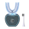 thumbnail image 1 of smiletech Automatic Toothbrush,Sonic Glow Toothbrush Teeth Whitening Kit,Sonic Brush,Equipped with Two Replacement Brush Heads (Black-Blue), 1 of 8