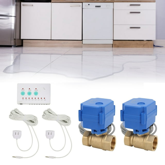 Alarme de Fuite d'Eau Exquise, Puce, Stable Précise, Indicateur LED, Interface de Capteur, Détecte les Fuites d'Eau dans les Tuyaux, Alarme LED 8, Détecteur de Débordement Maison Intelligente