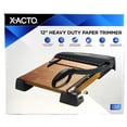 thumbnail image 5 of X-ACTO Heavy-Duty Paper Trimmer, 12" Guillotine Paper Cutter with Wooden base, 5 of 6