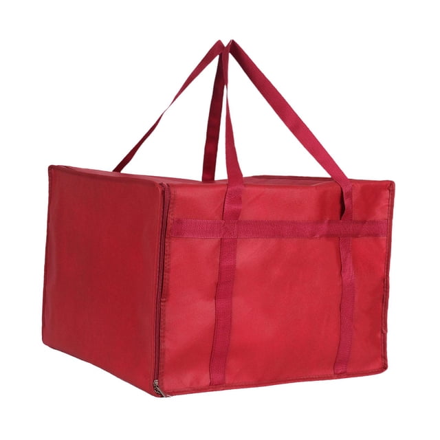 DOLITY Sac de Livraison Alimentaire Isolé Sac Isotherme Porte-Pizza Réutilisable Camping Voyage 50cmx50cmx35cm