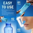 thumbnail image 3 of Maoever 120PCS Saline Packets  Sinus Nasal Rinse for Neti Pot, Nasal Wash Irrigation System Nose Cleaner Saline Individually Wrapped Refill Pakckets for Adult, 3 of 8