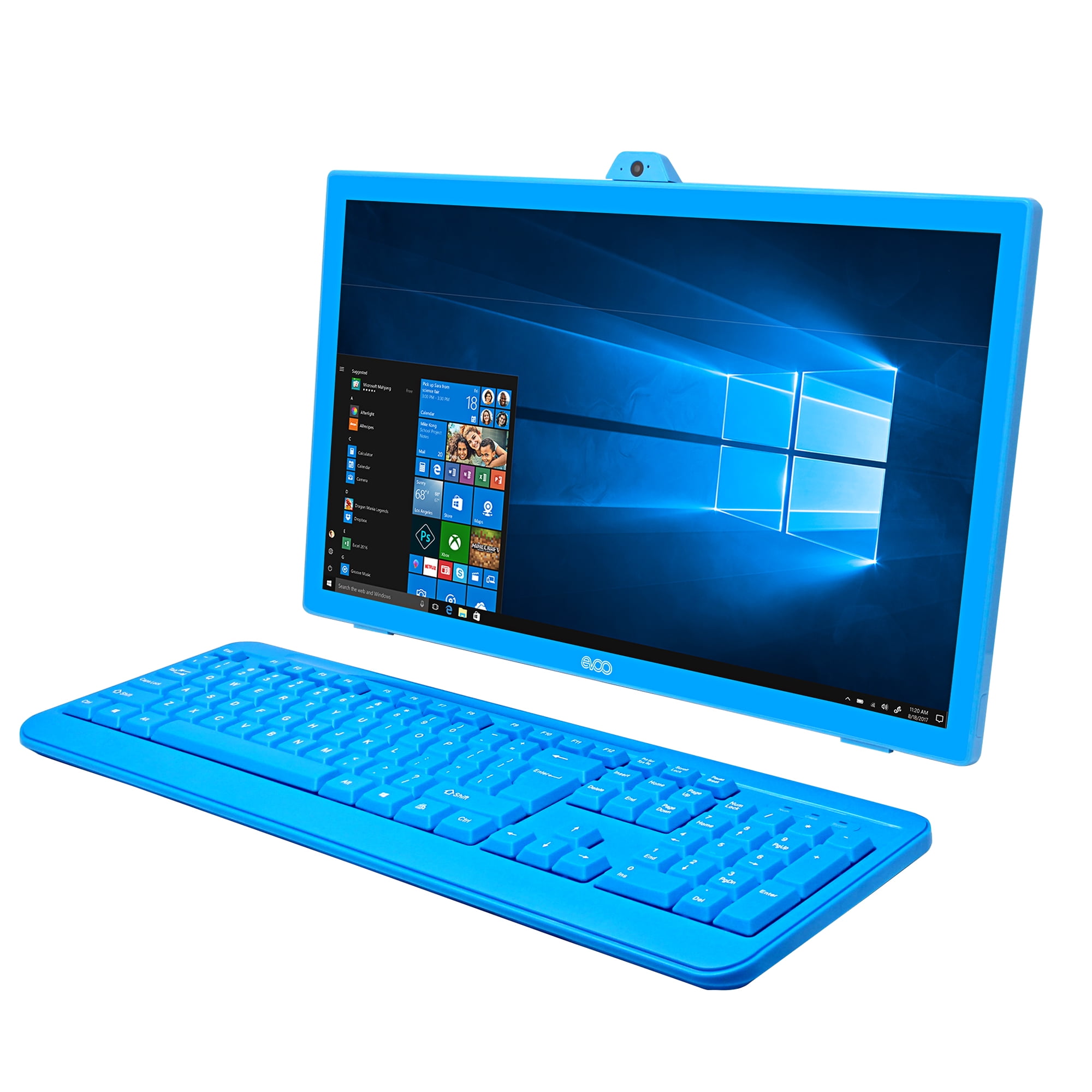 Evoo 18 5 All In One Desktop With Wired Keyboard And Mouse