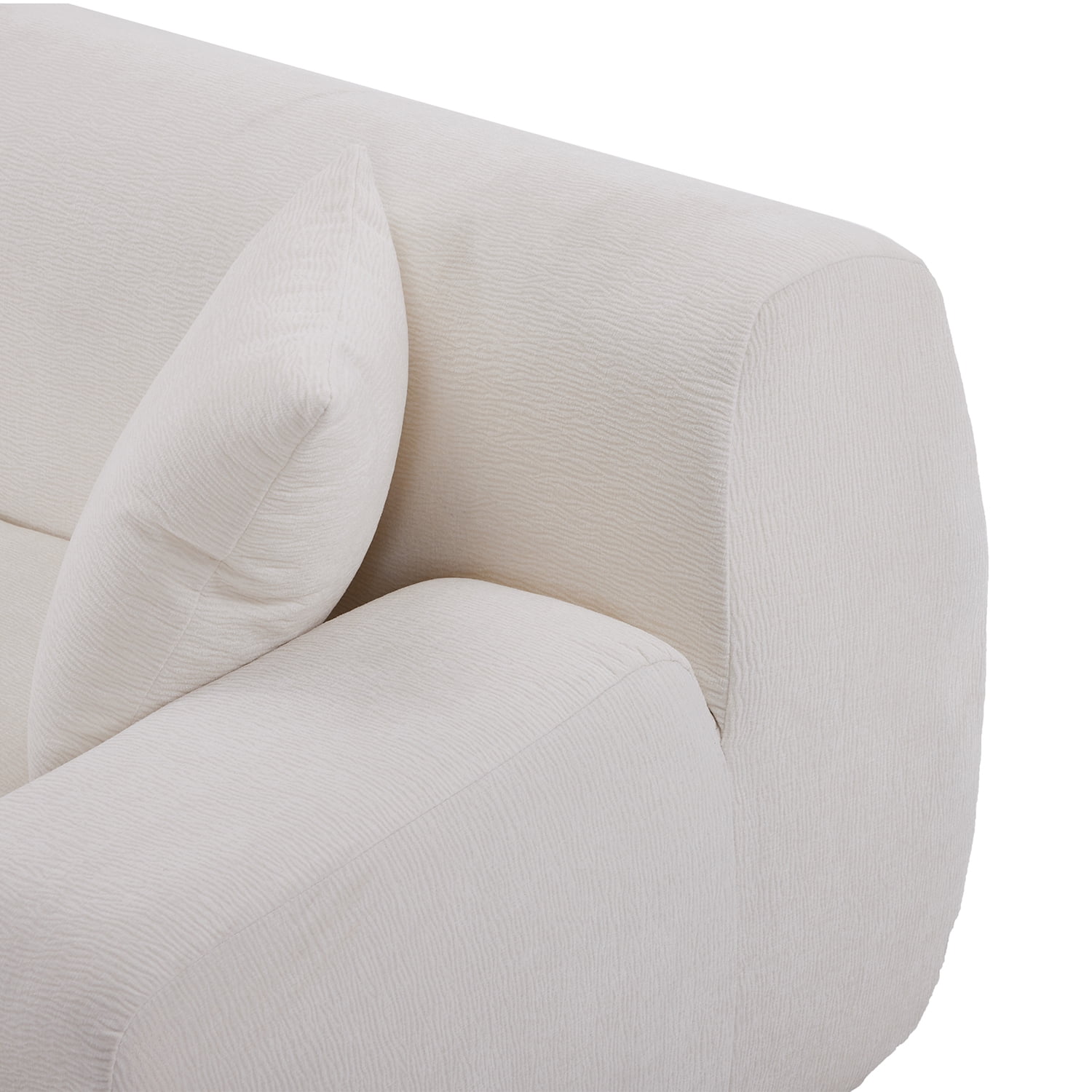 Kepooman L-Shape Modular Sectional Sofa Couch for Living Room, Salon, 2 Piece Free Combination, Beige Kepooman L-Shape Modular Sectional Sofa Couch for Living Room, Salon, 2 Piece Free Combination, Beige