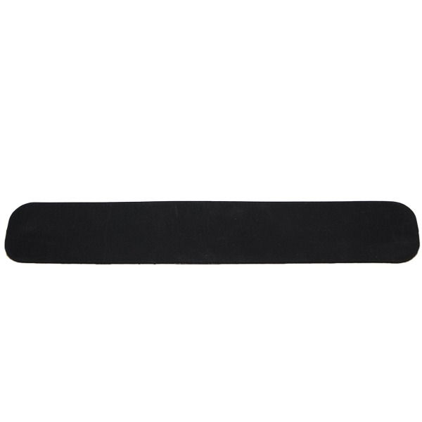 Malibu 9 3/8 x 1 5/8 Inch Black Rubber Adhesive Boat Deck / Ladder Pad