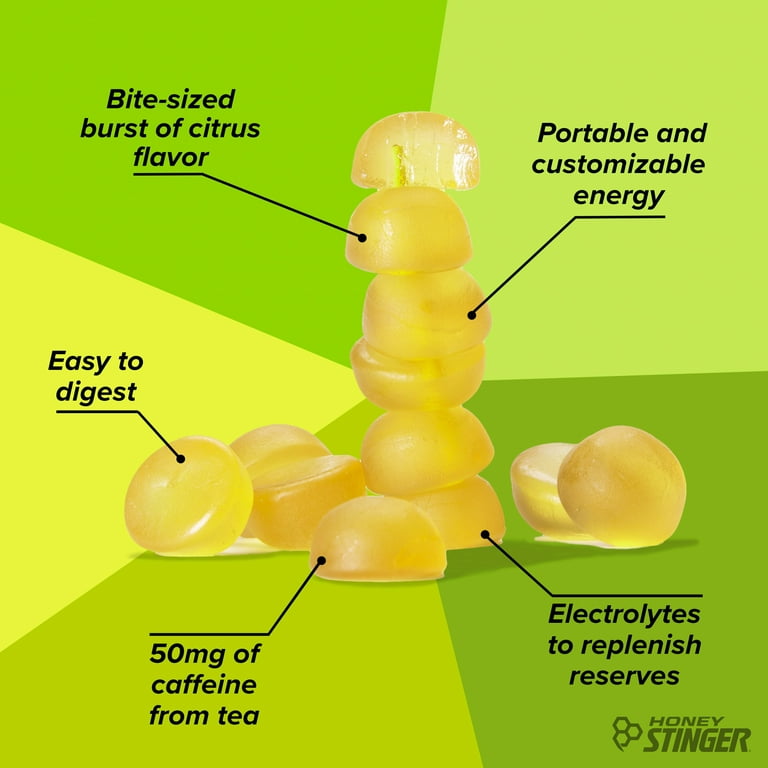 注文割引 Honey Stinger Stingerita Chews, Energy Caffeinated Organic コスプレウィッグ