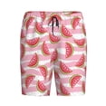 thumbnail image 4 of Wukai Cute Watermelon Men’s Short Pajama Pants With Pockets Soft Sleep Pj Shorts for Men-3X-Large, 4 of 6