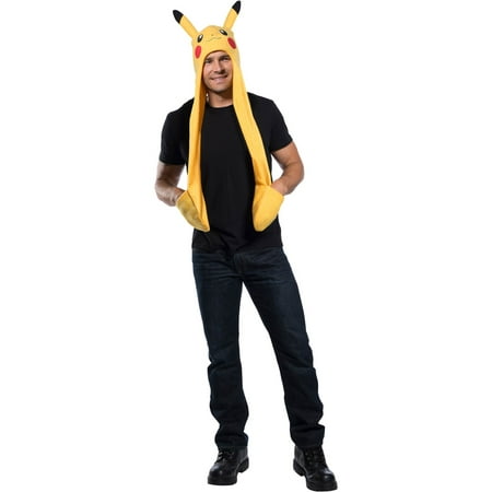 Pokemon Pikachu Hooded Scarf Halloween Costume Accessory