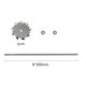 thumbnail image 4 of 2X Disco de Dispersión Impulsor de Dispersión Impulsor de Cuchilla Dispersante Varilla de Dispersión de Disco de 6 cm (Disco de 2,36 Pulgadas con 0,31 X 11,8 Pulgadas), 4 of 5