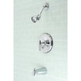 thumbnail image 3 of Kingston Brass KB6631CKL Kaiser Single-Handle Tub and Shower Faucet, Polished Chrome, 3 of 5