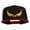 Black Red, variant on Abstract Wings Design Embroidered Snapback Cap - Black Silver OSFM