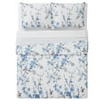thumbnail image 5 of Cannon Kasumi Floral White and Blue Polyester 2-Piece Twin XL Comforter Set, floral themed, for Men and Women, OEKO-TEX Certified Confidence, 5 of 7
